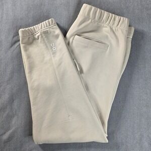 NEW On Running Club Pants Oncloud Joggers Women's XL pearl sand Swiss Engineered